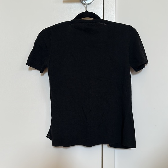 Short Sleeve Black Cardigan - Picture 2 of 2